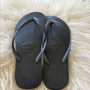 Havaianas Black Slim Flip Flops